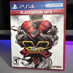 Street Fighter V (Sony PlayStation 4, 2016) PS4 Street Fighter 5 - Very Good