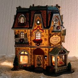 2005 Lemax Chelsea Candy and Flowers - Lighted Village Shop