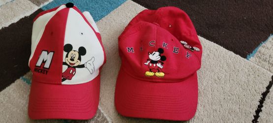 2 mickey Mouse hats
