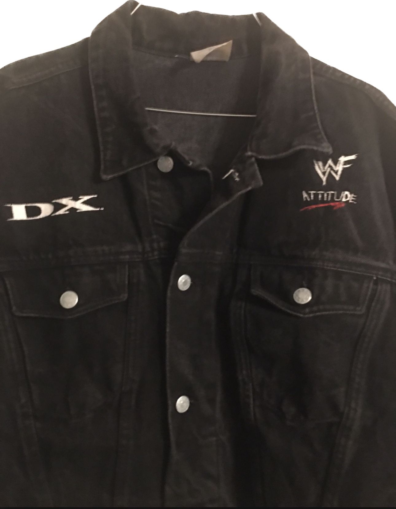WWF Black Denim Jean Jacket