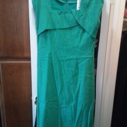 Green Retro Dress 3xl