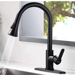 Matte Black Kitchen Faucet