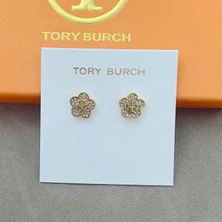 Tory Burch Stud Earrings Gold