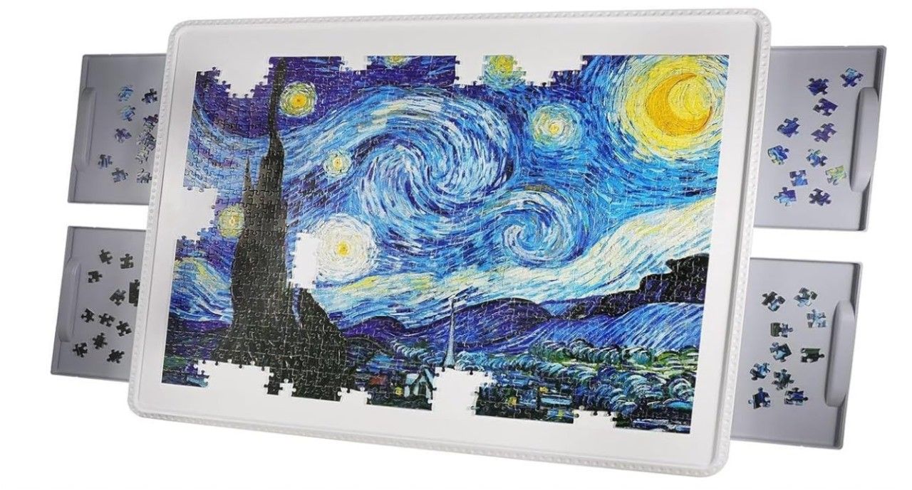 Plastic puzzle board, 1500 Pieces Puzzle board, Portable table Jigsaw Puzzle