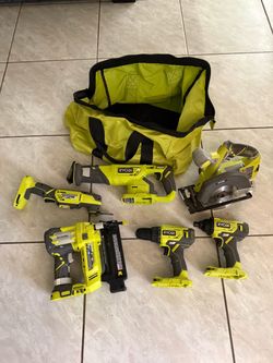 Ryobi tools with batteries