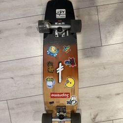Complete Longboard + Stickers 