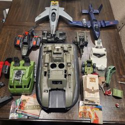 Vintage GI Joe Vehicles And Parts