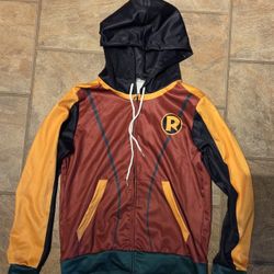 Robin zip up hoodie cosplay 