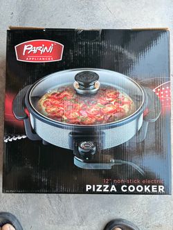 Parini 12" Non-Stick Electric Pizza Cooker