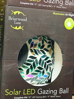Briarwood Lane Solar LED Gazing Ball Kit