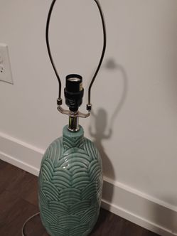 Turquoise lamp
