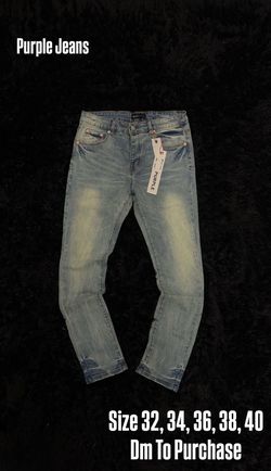 Purple jeans