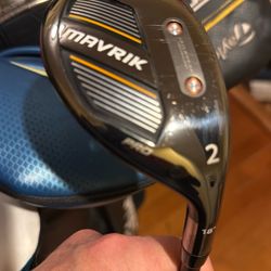 Very Hard To Find Callaway Mavrik 2 Pro Hybrid Golf Clubs 
