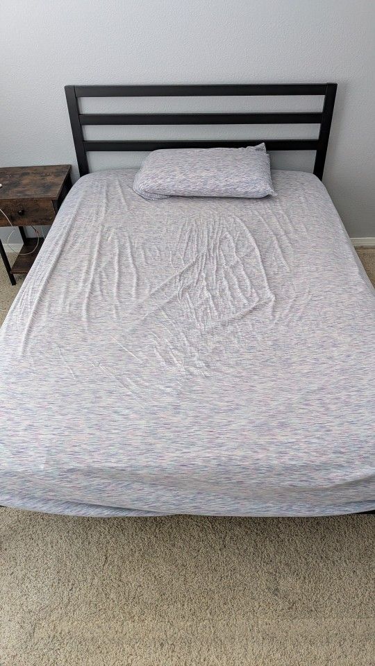 Full Size Bedframe And Mattress
