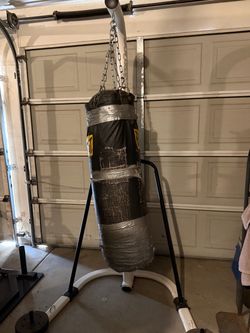 Punching bag and stand