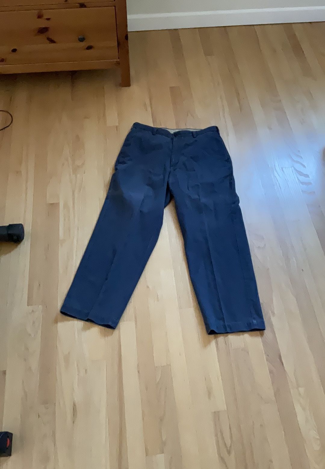 Mens Navy Blue Nautica Clipper Pants Relaxed Fit Navy Blue Size 34x30