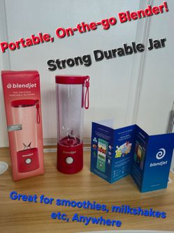 BlendJet Portable Blender 20oz Red