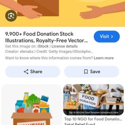 Collecting Food  For Donation