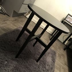 Round Black Table