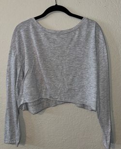 Crop workout shirt