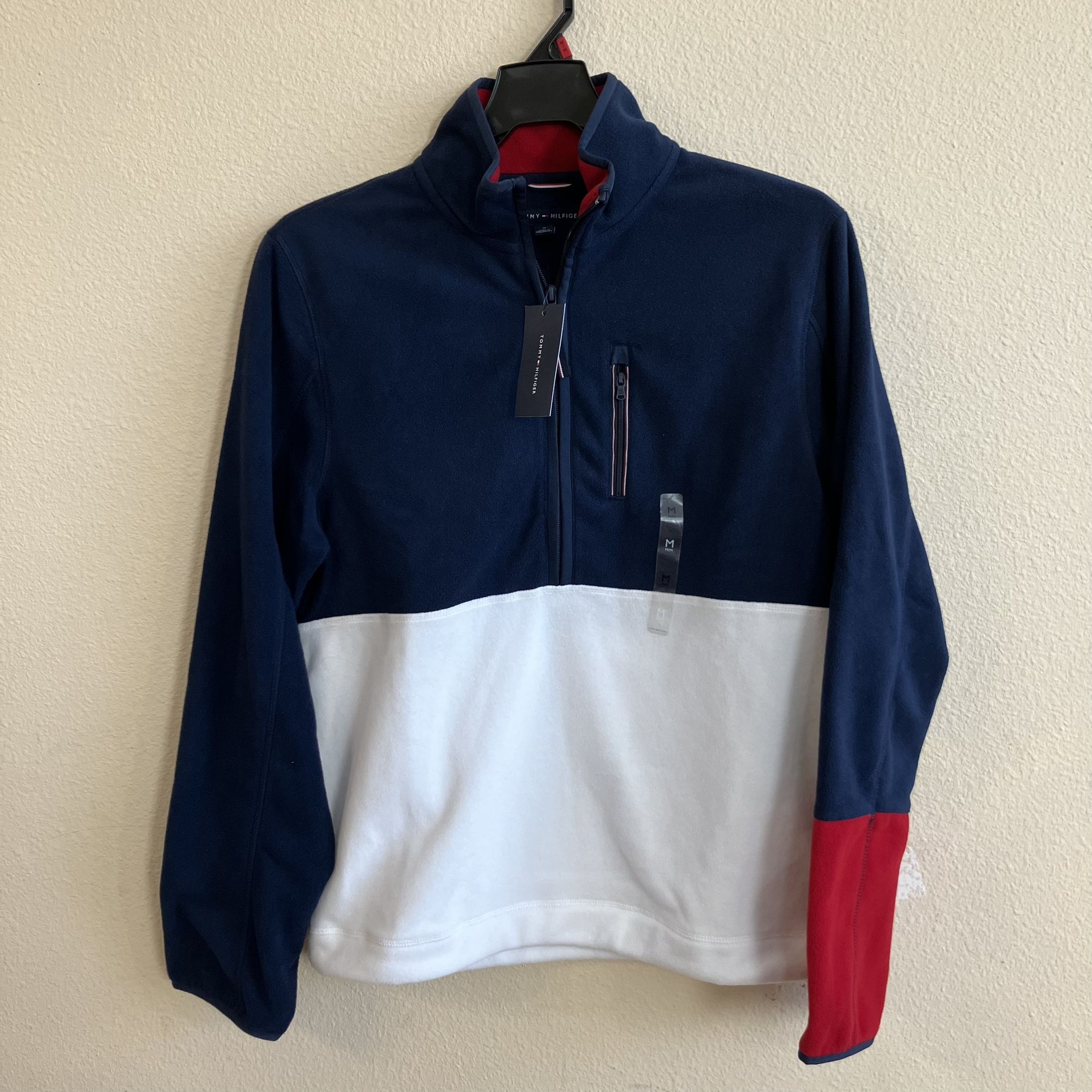 Tommy Hilfiger Pullover 1/2 Zip Jacket Sweater Sz M
