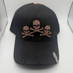 BarbasHats Rose Skulls 