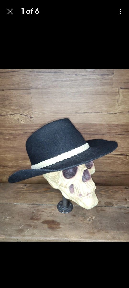 Australian Country style Gordon Grover Wool Black Fur Felt Hat