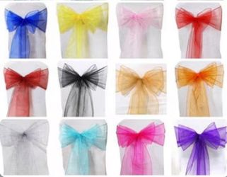 Party chair bows