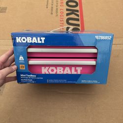 NEW - Kobalt Pink Mini 2-Drawer Steel Tool Box