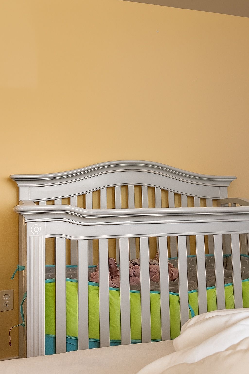 Beautiful White Baby Crib