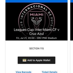 InterMiami VS Cruz A