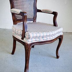 Provincial Style Upholstered Armchair