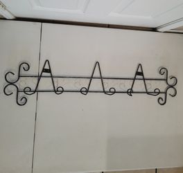 Wrought Iron Metal Display Rack