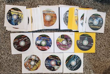 58 original xbox video game discs