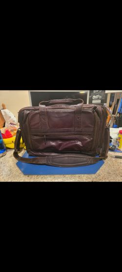 Pure Shoulder Leather Laptop Bag 