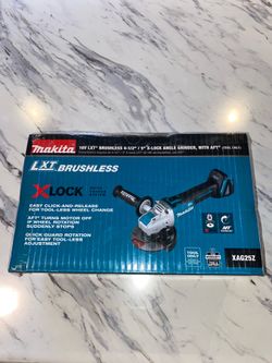 Makita 18v brushless 4 1/2” - 5 1/2” angle grinder