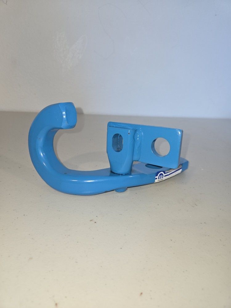 2018 - 2024 Jeep Wrangler JL Rear Blue Tow Hook (contact info removed)4AA OEM