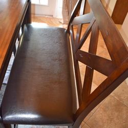 High Top Dining Table With Chairs And Bench 