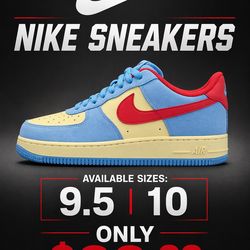 Step up your style with these fresh Nike sneakers 🔥 Premium look, clean colorway, and all-day comfort — perfect for everyday wear or leveling up your