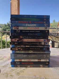 Assorted Blu-ray movies
