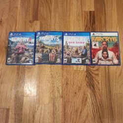 Farcry 4,5,5½,6 On Playstation 