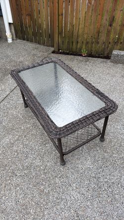 Outdoor coffee table