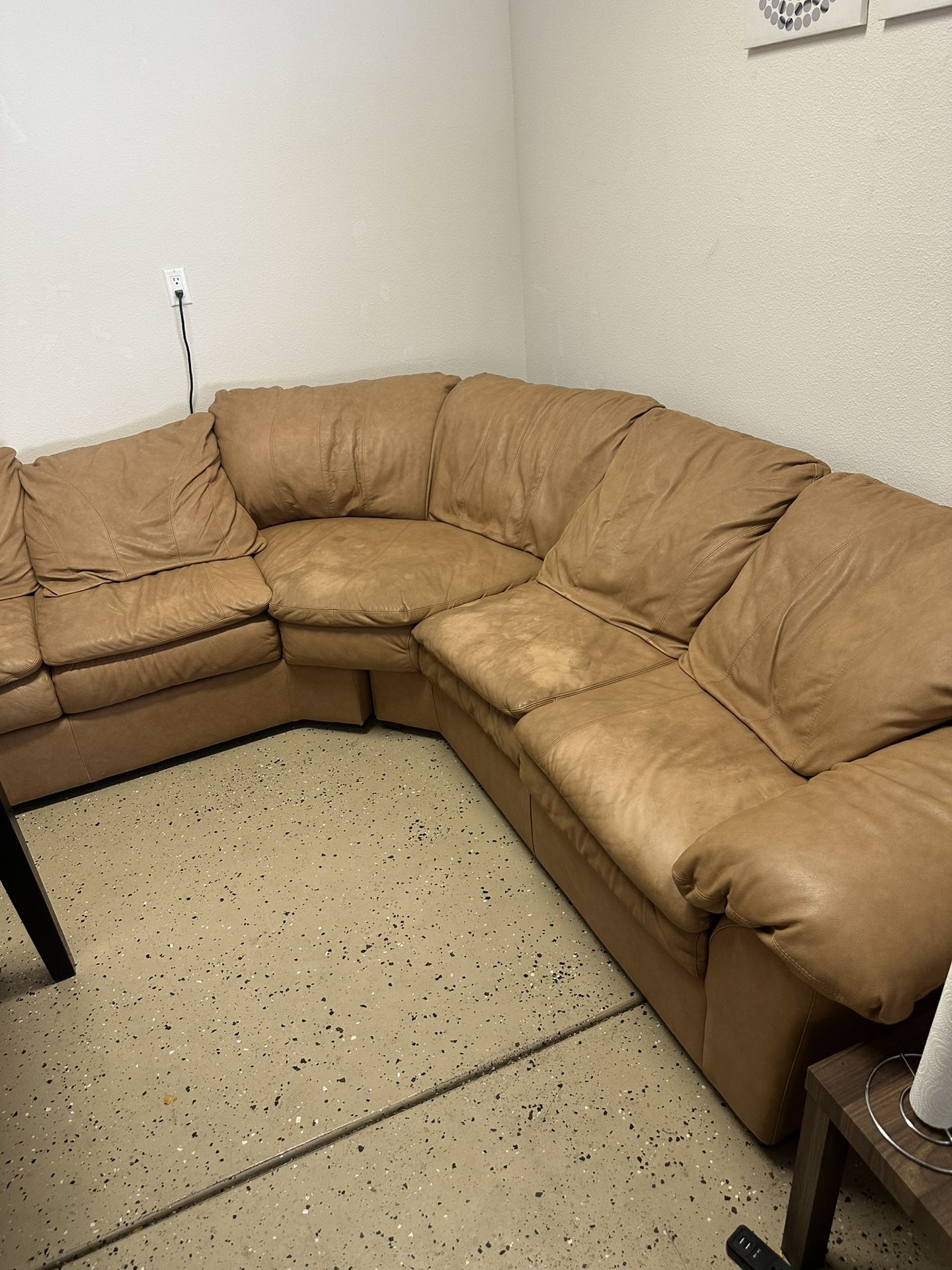 Genuine Leather Sectional Sofa by Touchstone – Made for Homestead House