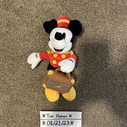 Disney’s Port Orleans Resort Bellhop Mickey Mouse Vintage 9” Plush Walt Disney World
