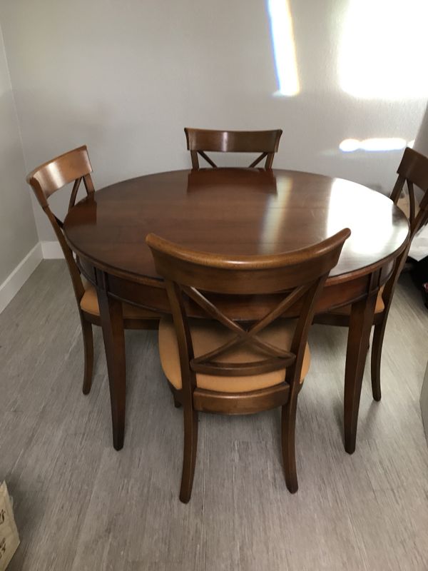 Roche Bobois Hauteville Cherry Dining Set W Four Chairs And Leaf For In Mountain View Ca Offerup