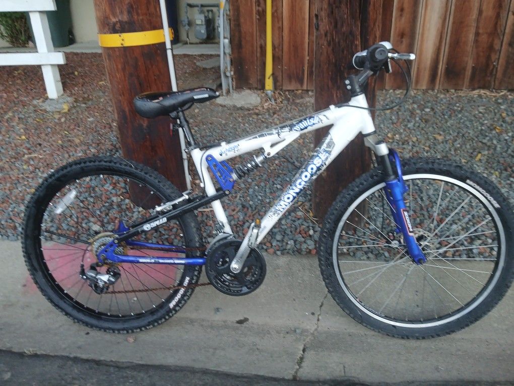Mongoose Full Suspension Mountain Bike Size Medium Concorde Ready To Ride