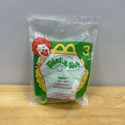 Teletubbies McDonald's Happy Meal Toy Dipsy #3 Soft Toy NEW Sealed 2000 Vintage