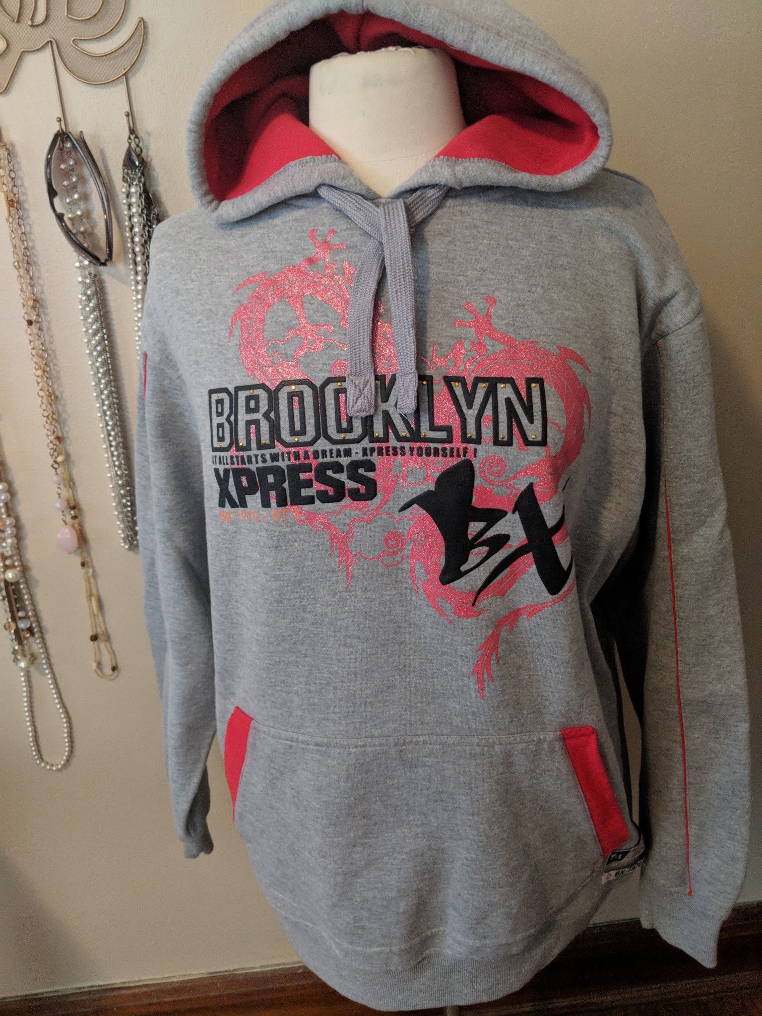 Hoodie Brooklyn Express Size Large