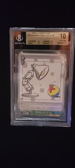 2022 Weiss Schwarz Pixar Luxo Jr. RR BGS 10 Pristine