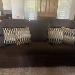 Brown Couch And Chair